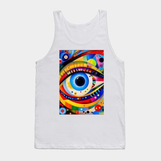 Eyes of Enchantment: Beautiful Eye Design Tank Top